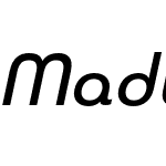 Madurai Ext Medium Italic