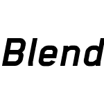 Blender Pro Bold Italic