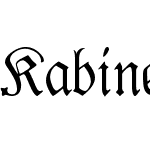 Kabinett-Fraktur