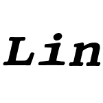 Linux Libertine Mono O