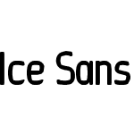 Ice Sans Compressed