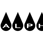 AlphaShapes raindrops