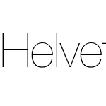 Helvetica Neue UltraLight