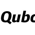 QuboW05-ExtraBoldItalic