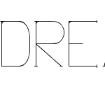 Drea Ultra Light Serif