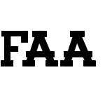 FAA Serif Egyptienne