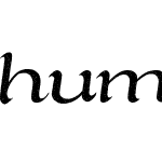 Humanistic Alphabet 106