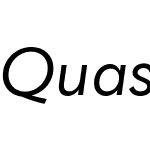 QuasimodaW05-Italic