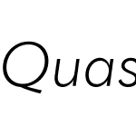 QuasimodaW05-LightItalic