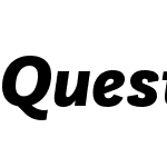 QuestaSansW05-BlackItalic