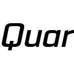 QuarcaW05-ExtMediumItalic