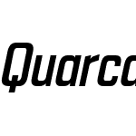 QuarcaW05-CondMediumItalic