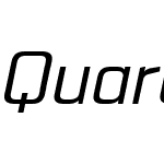 QuarcaW05-ExtRegularItalic