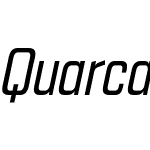 QuarcaW01-CondRegularItalic