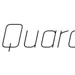 QuarcaW03-ExtThinItalic