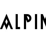 Alpine Typeface A2