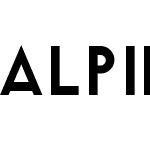 Alpine Typeface Clean