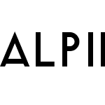 Alpine Typeface Clean