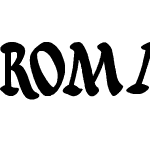 Roman Rustic Capitals A