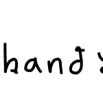 handy font 12 by OUBYC