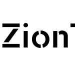 ZionTrain Pro Stencil Demibold