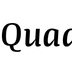 QuadorW04-SemiBold-Italic