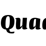 QuadorW05-ExtraBold-Italic