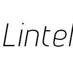 Lintel Light Italic