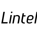 Lintel Medium Italic