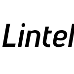 Lintel Bold Italic