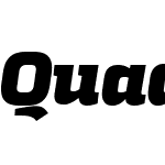 QuadonW05-BlackItalic