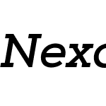 Nexa Slab Bold Oblique