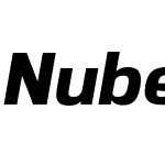 Nuber Heavy Italic