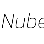 Nuber Light Italic