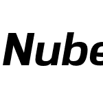 Nuber ExtraBold Italic