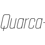 Quarca Cond Thin Italic