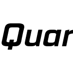 Quarca Ext Bold Italic