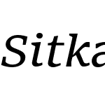 Sitka Text