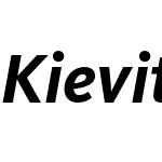 KievitPro-BoldItalic