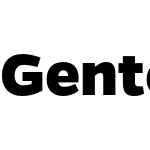 Gentona ExtraBold DEMO