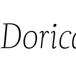 Dorica Thin