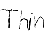 Thin Pencil Handwriting