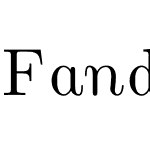 FandolKai