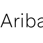 Aribau Grotesk