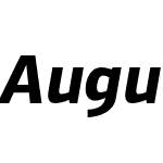 August Sans Reduced