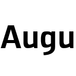 August Sans Reduced