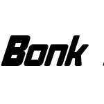 Bonk Italic