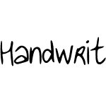Handwritingfont
