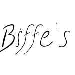 Biffe's Calligraphy