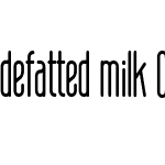 defatted milk